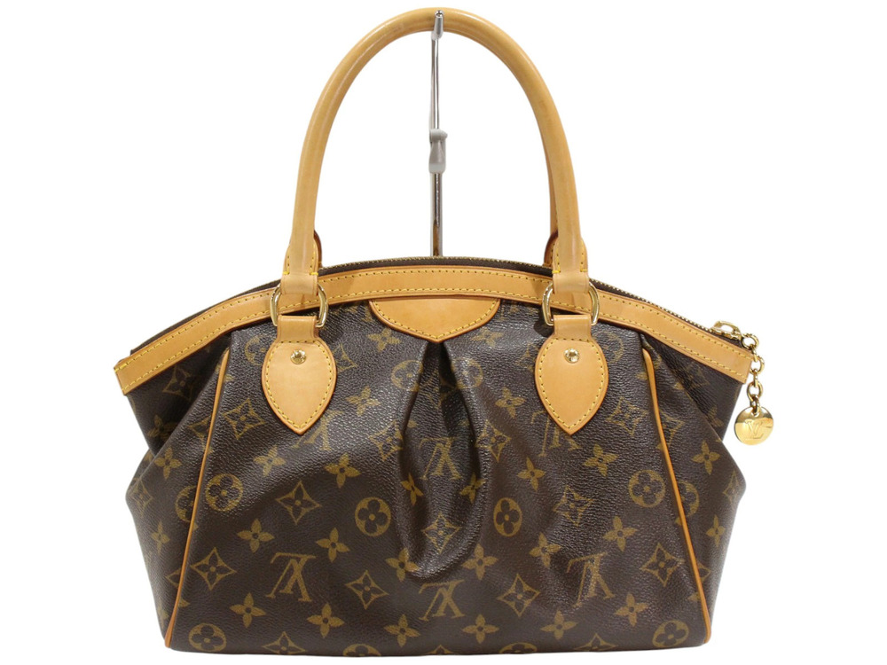 Louis Vuitton Canvas Brown Monogram Handbag Tivoli Brown